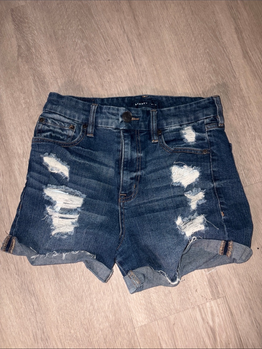 Blue Denim Women's Shorts